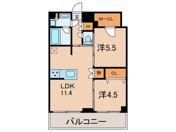 URBANLINK護国寺の物件間取画像